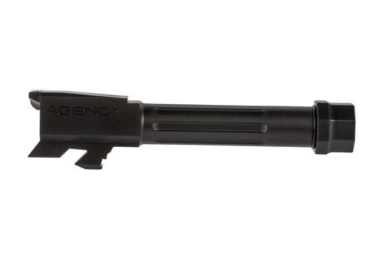 The Agency Arms Glock 43 barrel features seven flutes along the barrel